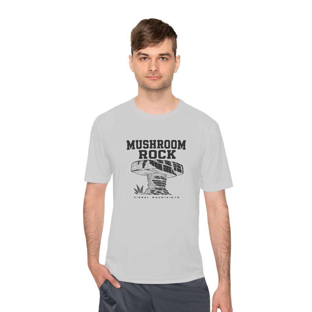 Men's Mushroom Rock Performance Tee — Signal Mountain, TN
