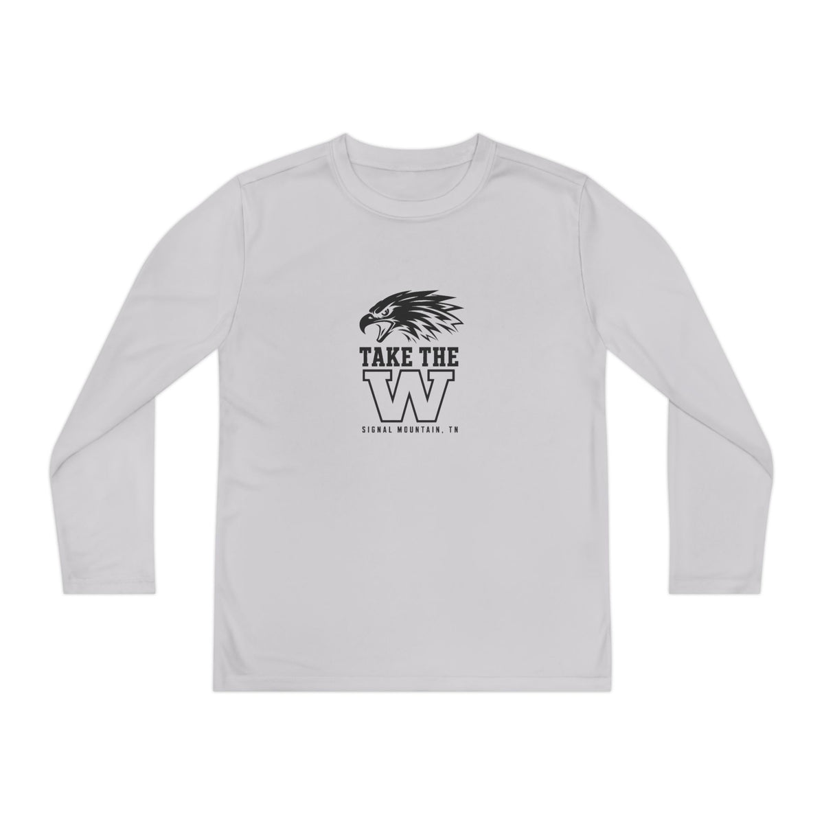 Youth Take the W Eagle Long Sleeve Performance Tee — Signal Mountain, TN