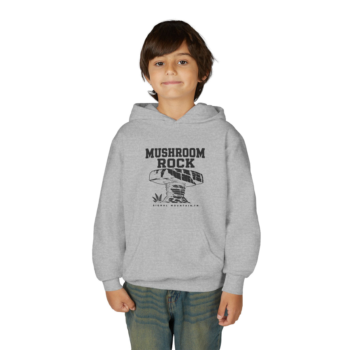 Youth Mushroom Rock Hoodie — Signal Mountain, TN