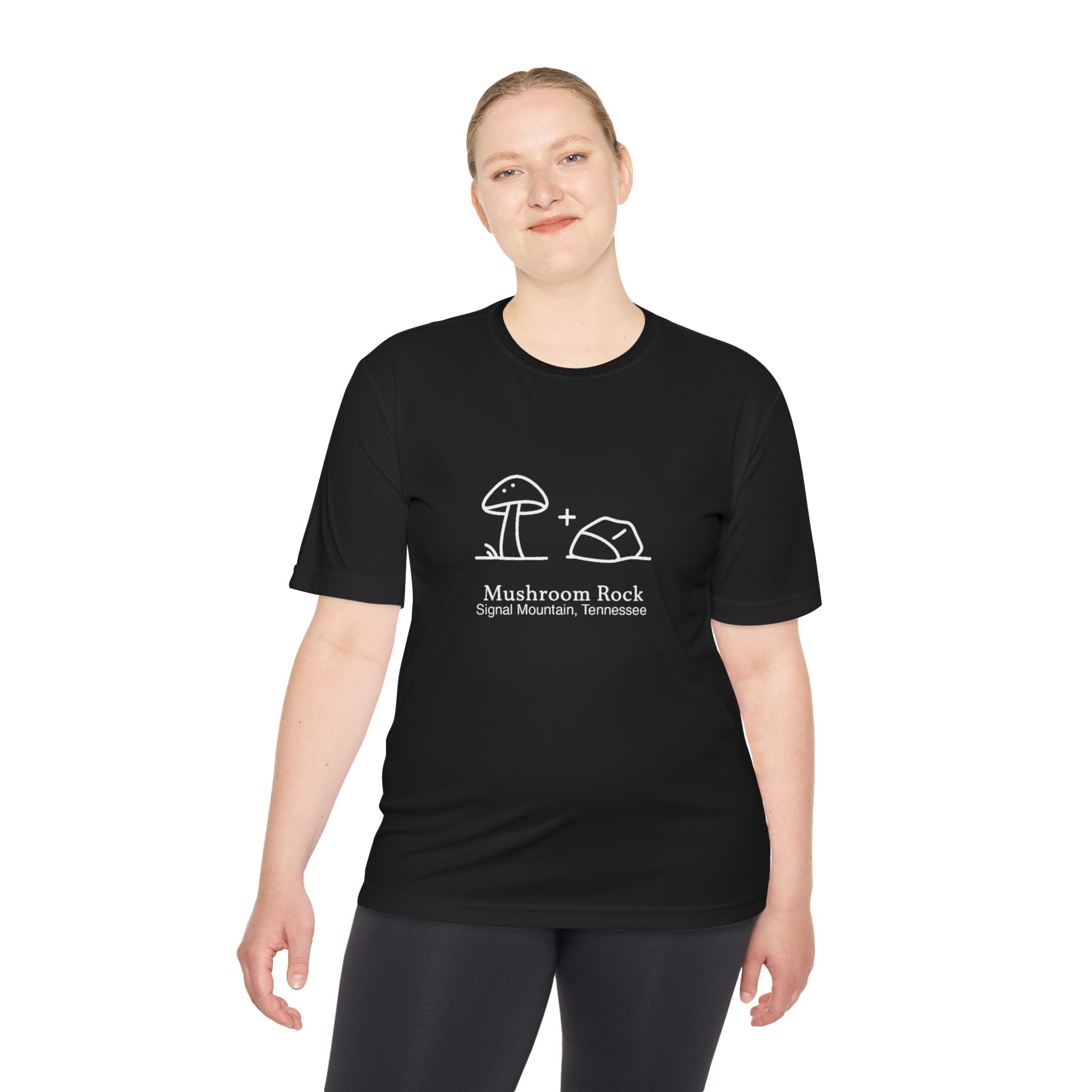 Men's Mushroom + Rock Performance Tee — Signal Mountain, TN