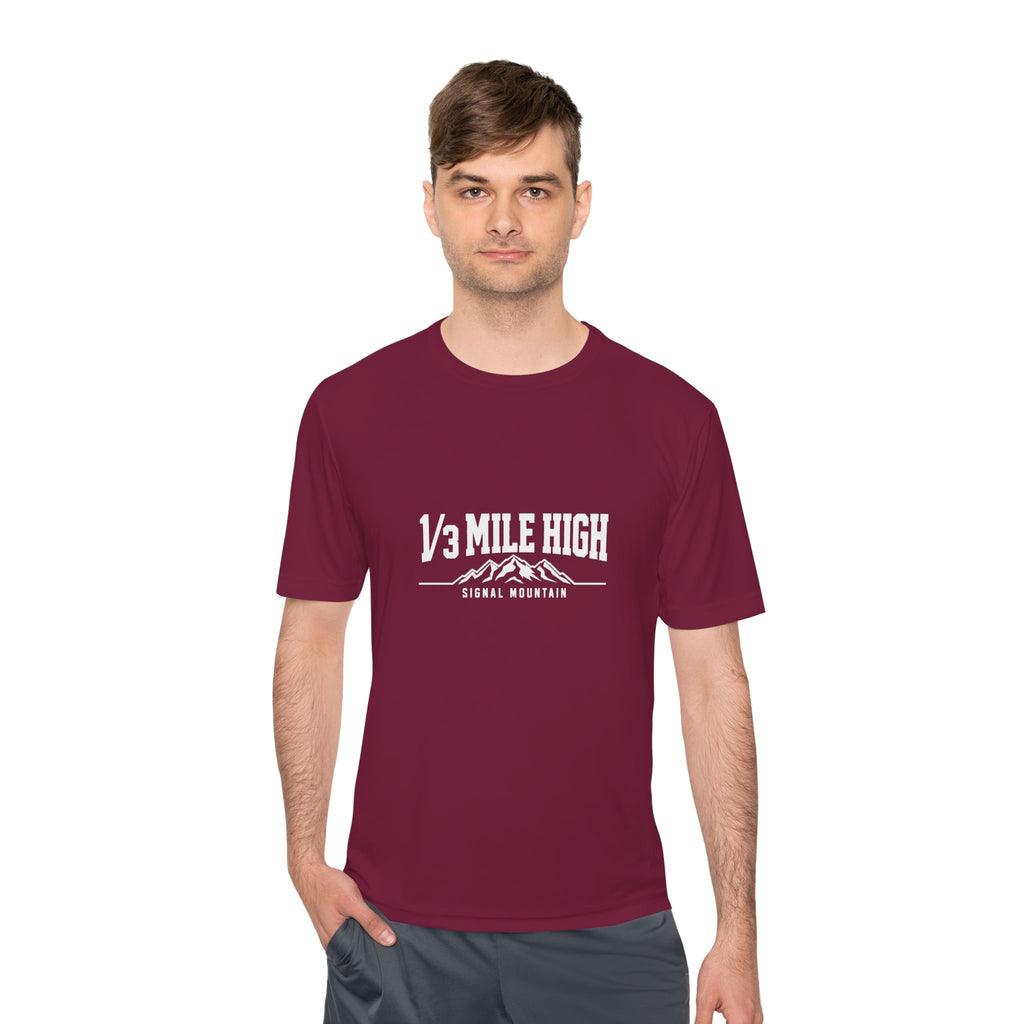Men's 1/3 Mile High Performance Tee — Signal Mountain, TN