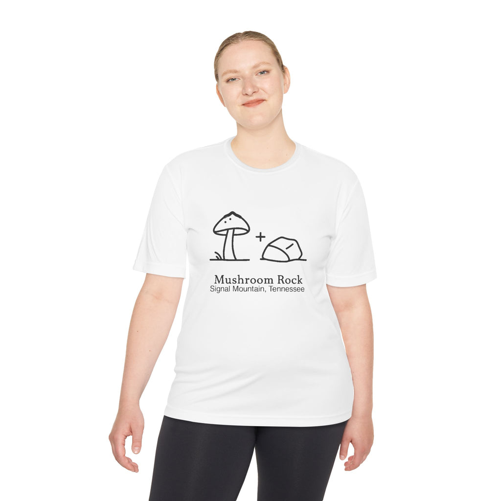 Men's Mushroom + Rock Performance Tee — Signal Mountain, TN