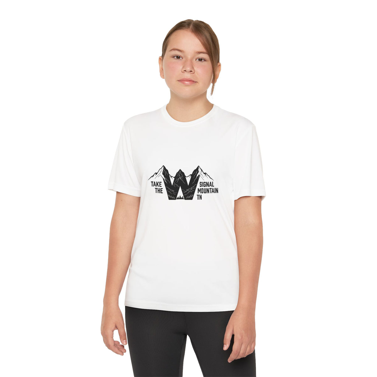 Youth Take the W Performance Tee — Signal Mountain, TN