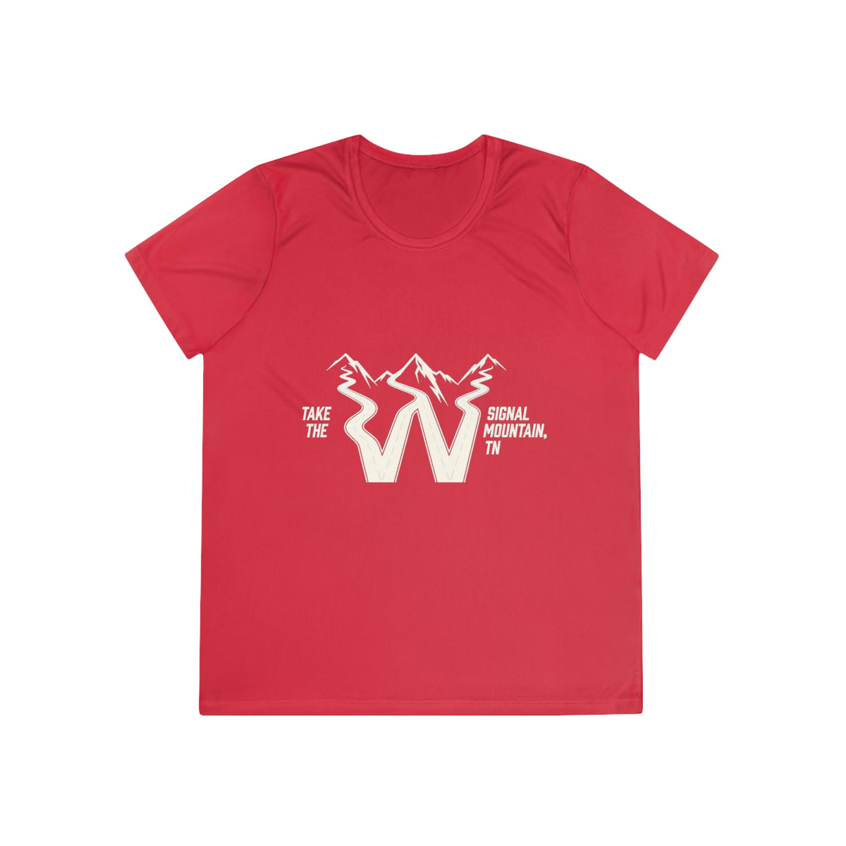Women's Take the W Road Performance Tee — Signal Mountain, TN