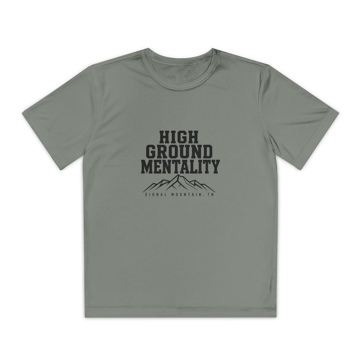 Youth High Ground Mentality Performance Tee — Signal Mountain, TN