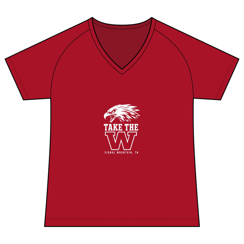 Women's Take the W Performance V-Neck — Signal Mountain, TN