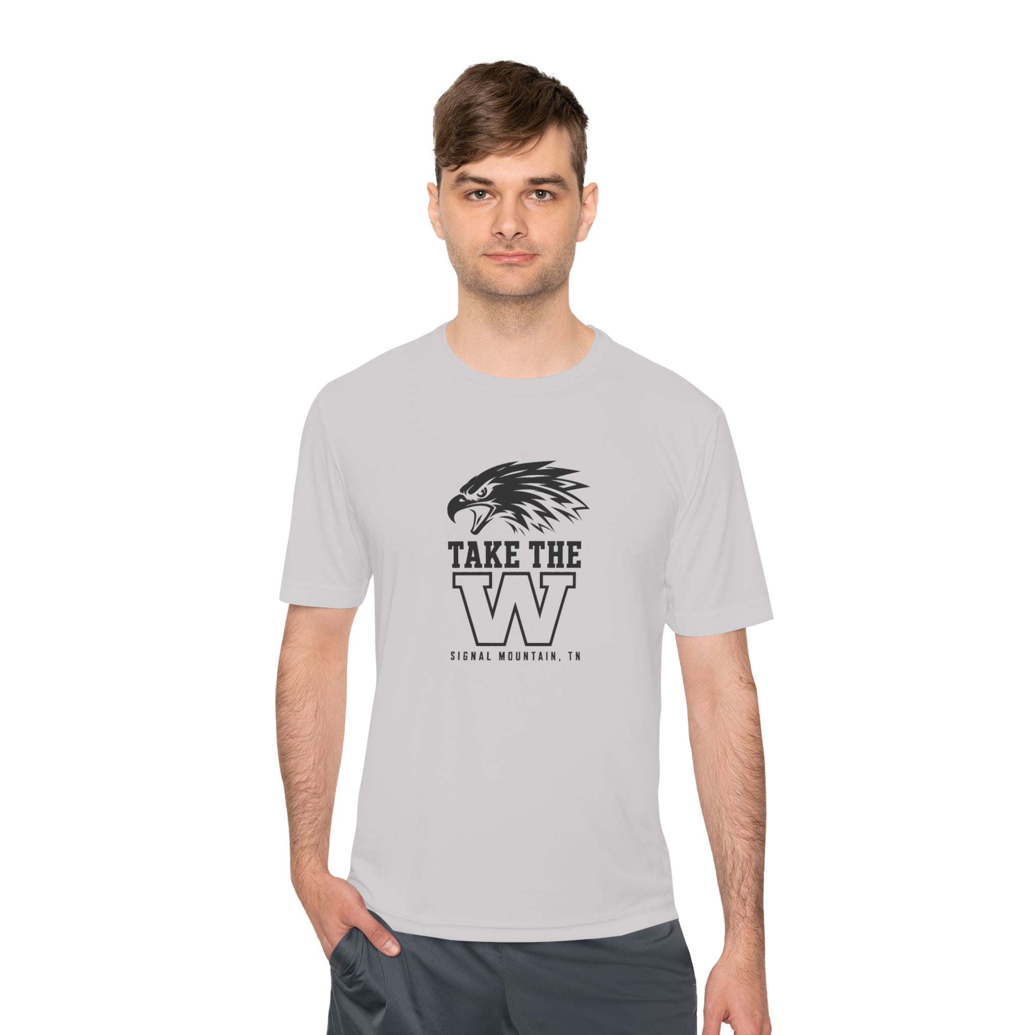 Men's Take the W Performance Tee — Signal Mountain, TN
