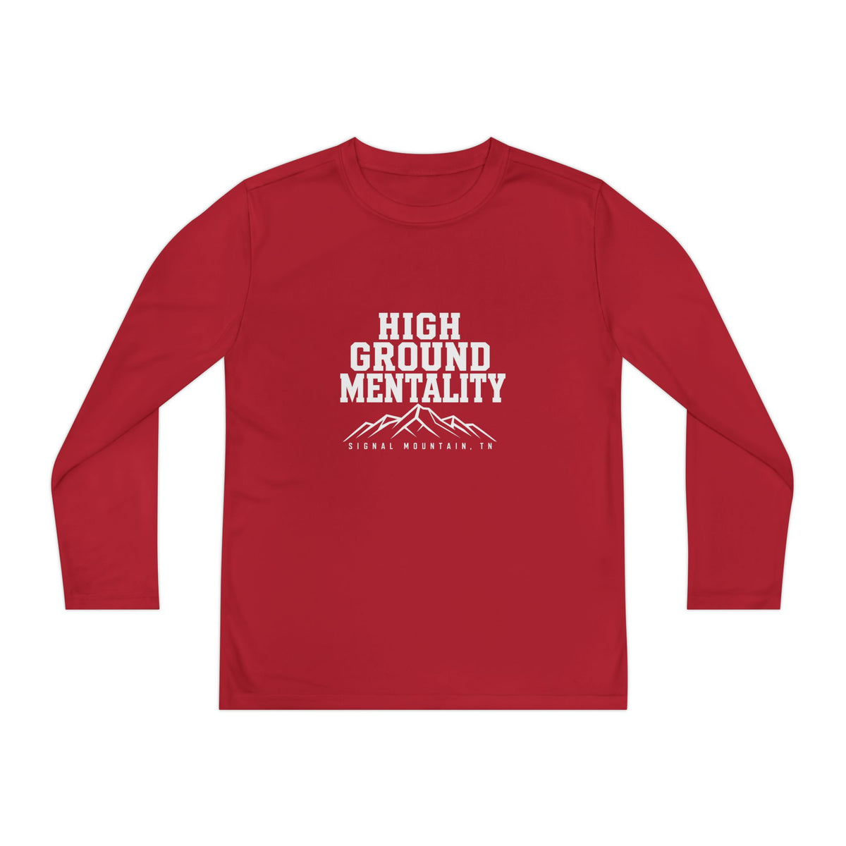 Youth High Ground Mentality Long Sleeve Performance Tee — Signal Mountain, TN