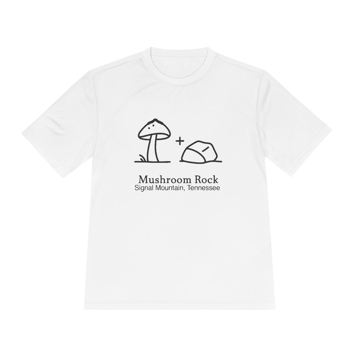 Men's Mushroom + Rock Performance Tee — Signal Mountain, TN