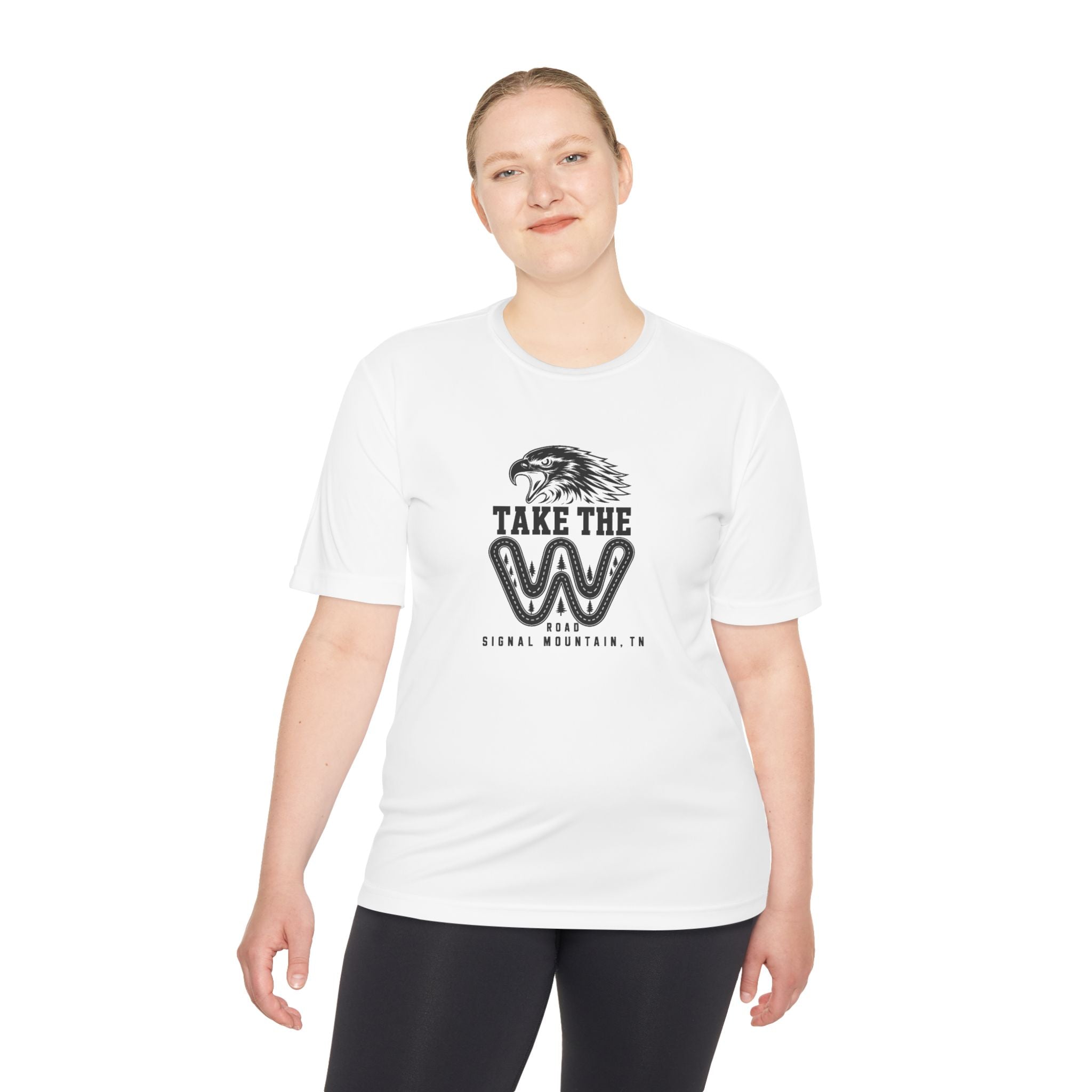 Men's Take the W Road Performance Tee — Signal Mountain, TN
