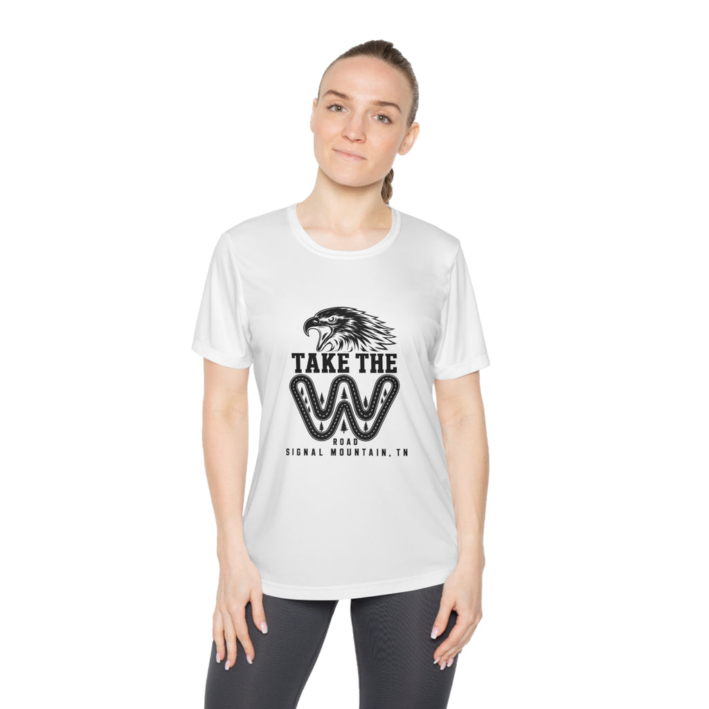 Women's Take the W Road Performance Tee — Signal Mountain, TN