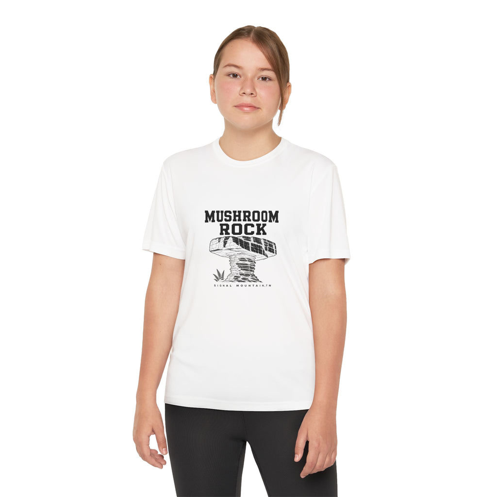 Youth Mushroom Rock Performance Tee — Signal Mountain, TN