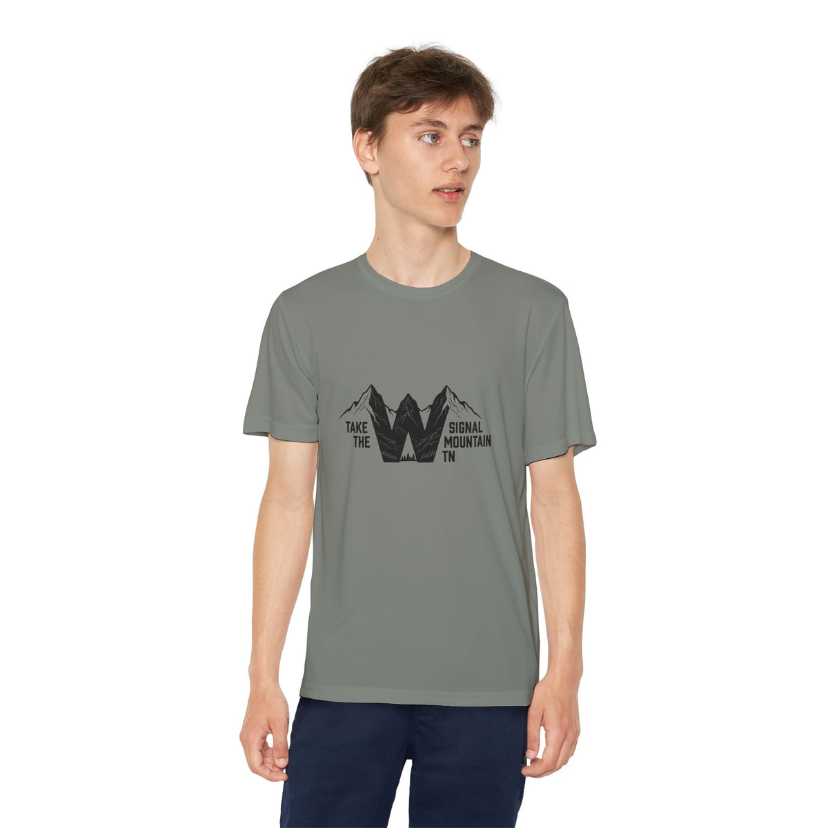 Youth Take the W Performance Tee — Signal Mountain, TN