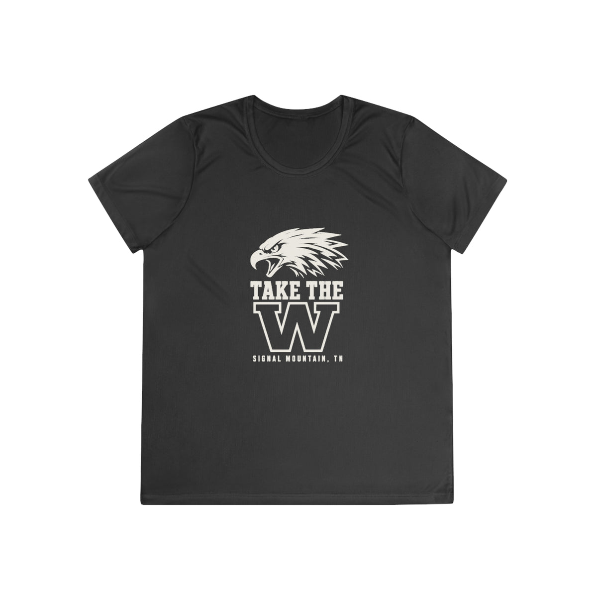 Women's Take the W Eagle Performance Tee — Signal Mountain, TN