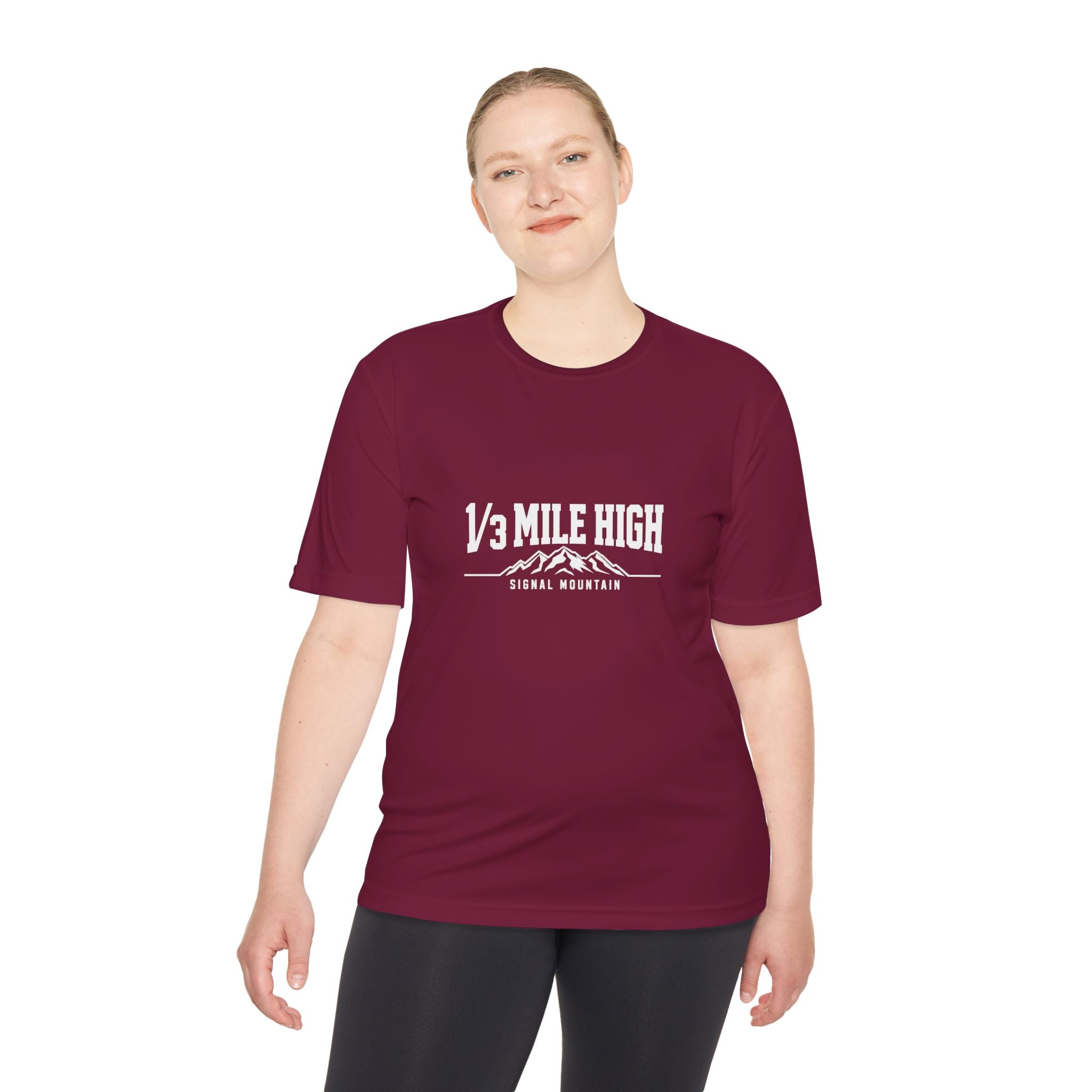 Men's 1/3 Mile High Performance Tee — Signal Mountain, TN