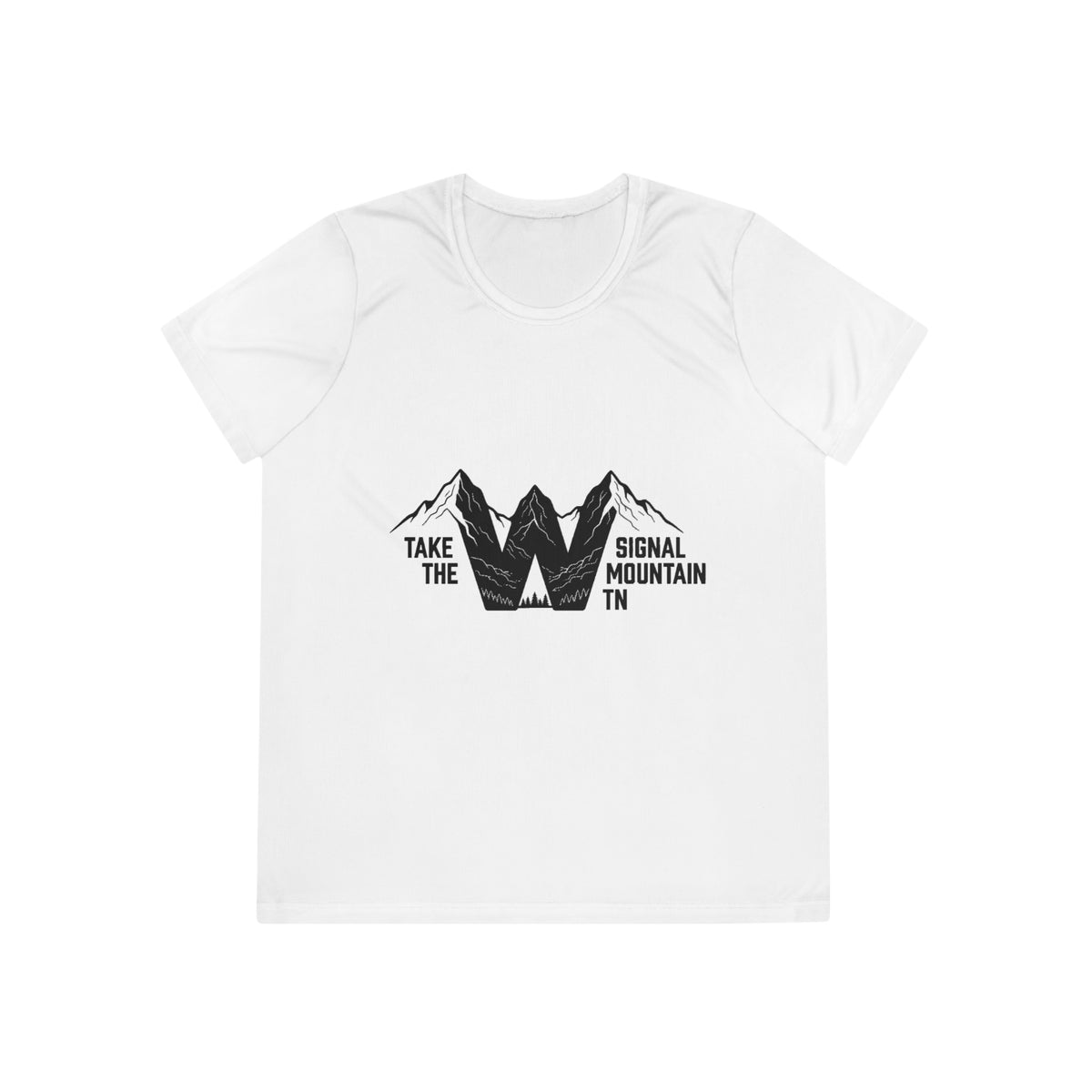Women's Take the W Performance Tee — Signal Mountain, TN