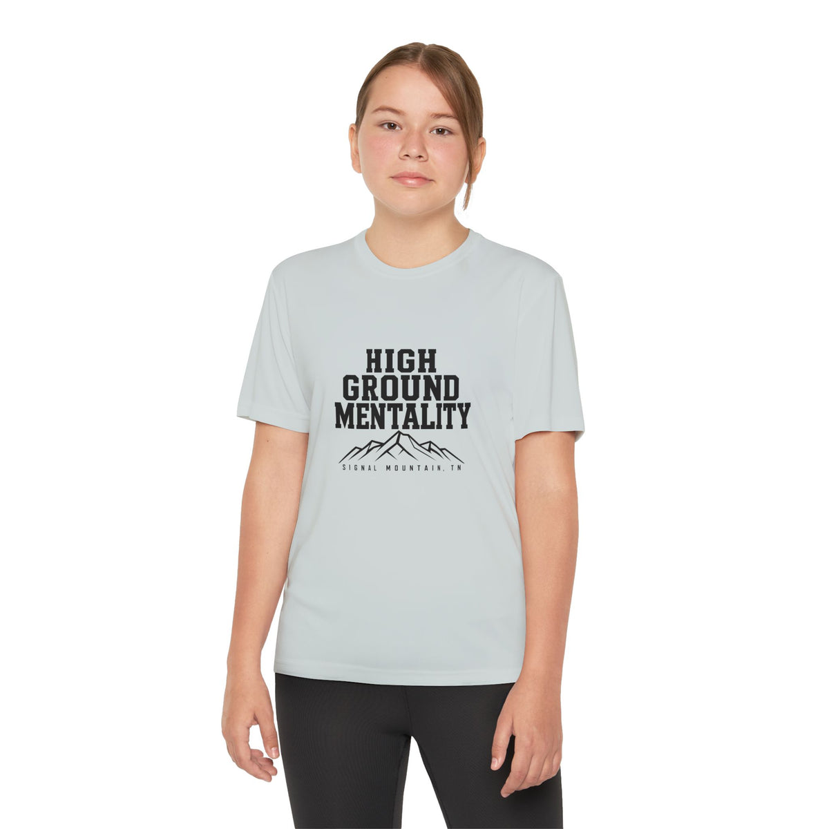 Youth High Ground Mentality Performance Tee — Signal Mountain, TN