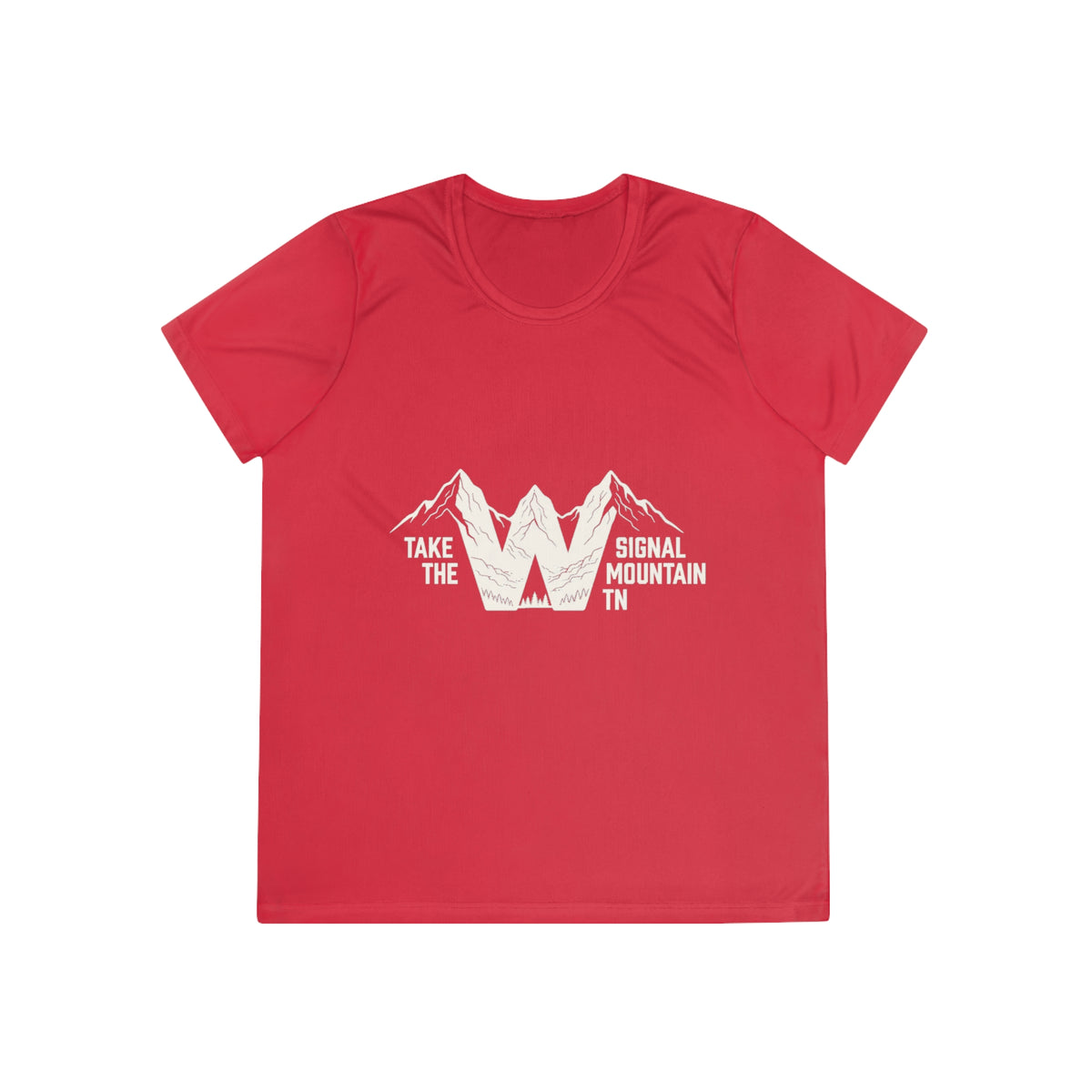 Women's Take the W Performance Tee — Signal Mountain, TN