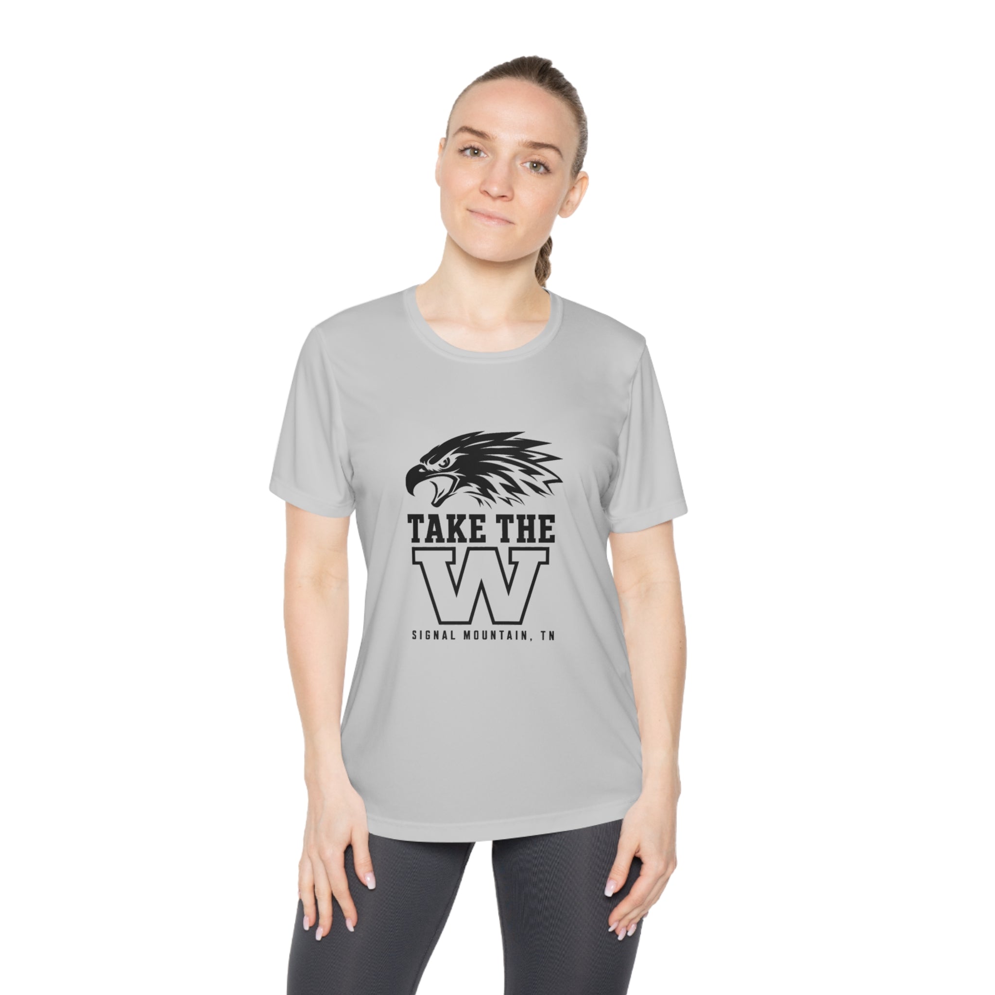 Women's Take the W Performance Tee — Signal Mountain, TN