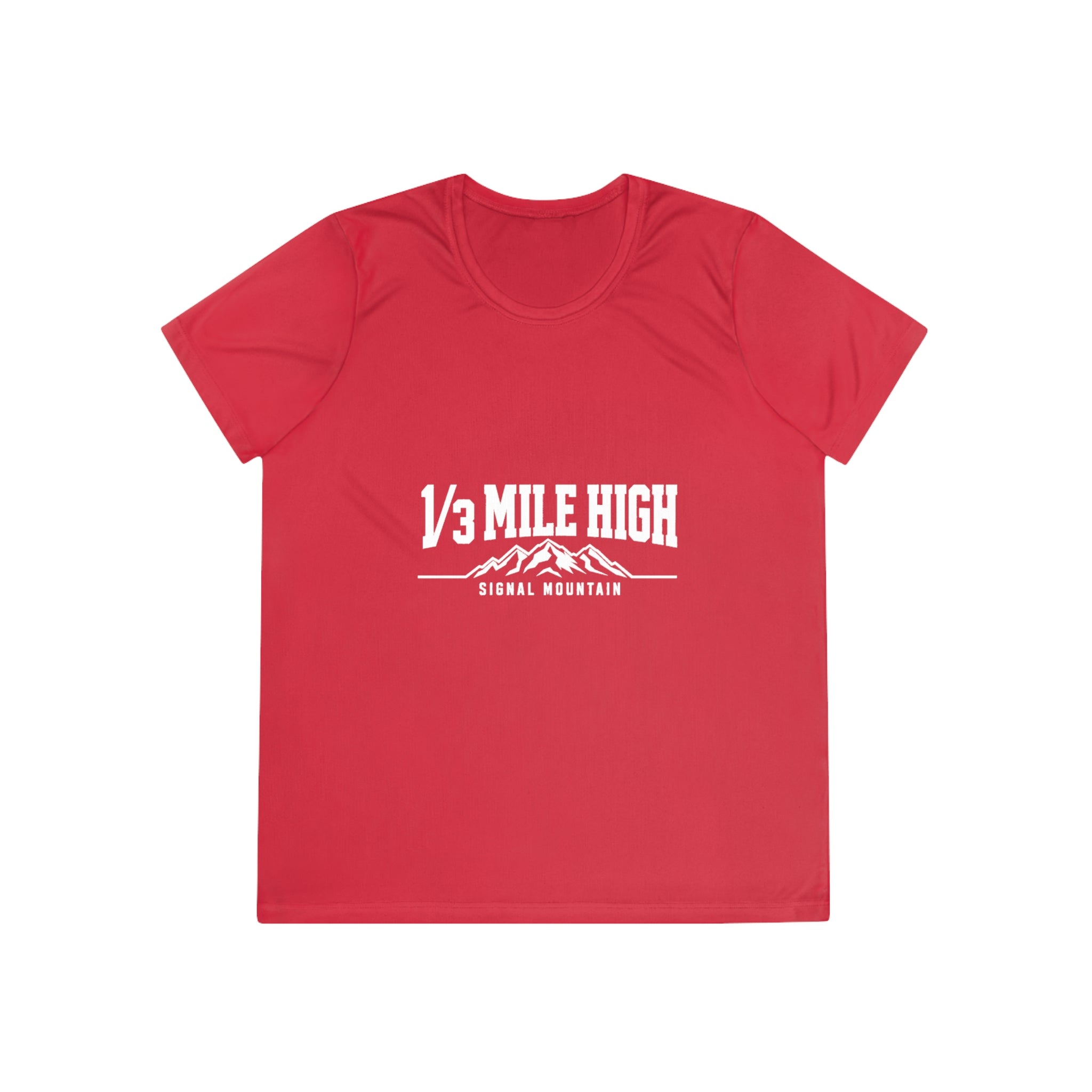 Women's 1/3 Mile High Performance Tee — Signal Mountain, TN