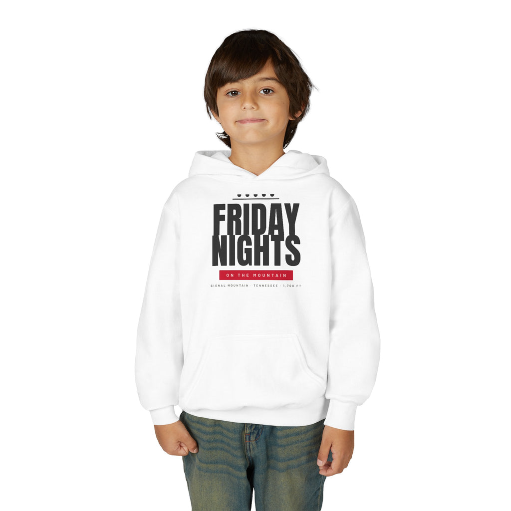 Youth Friday Nights on the Mountain Hoodie — Signal Mountain, TN