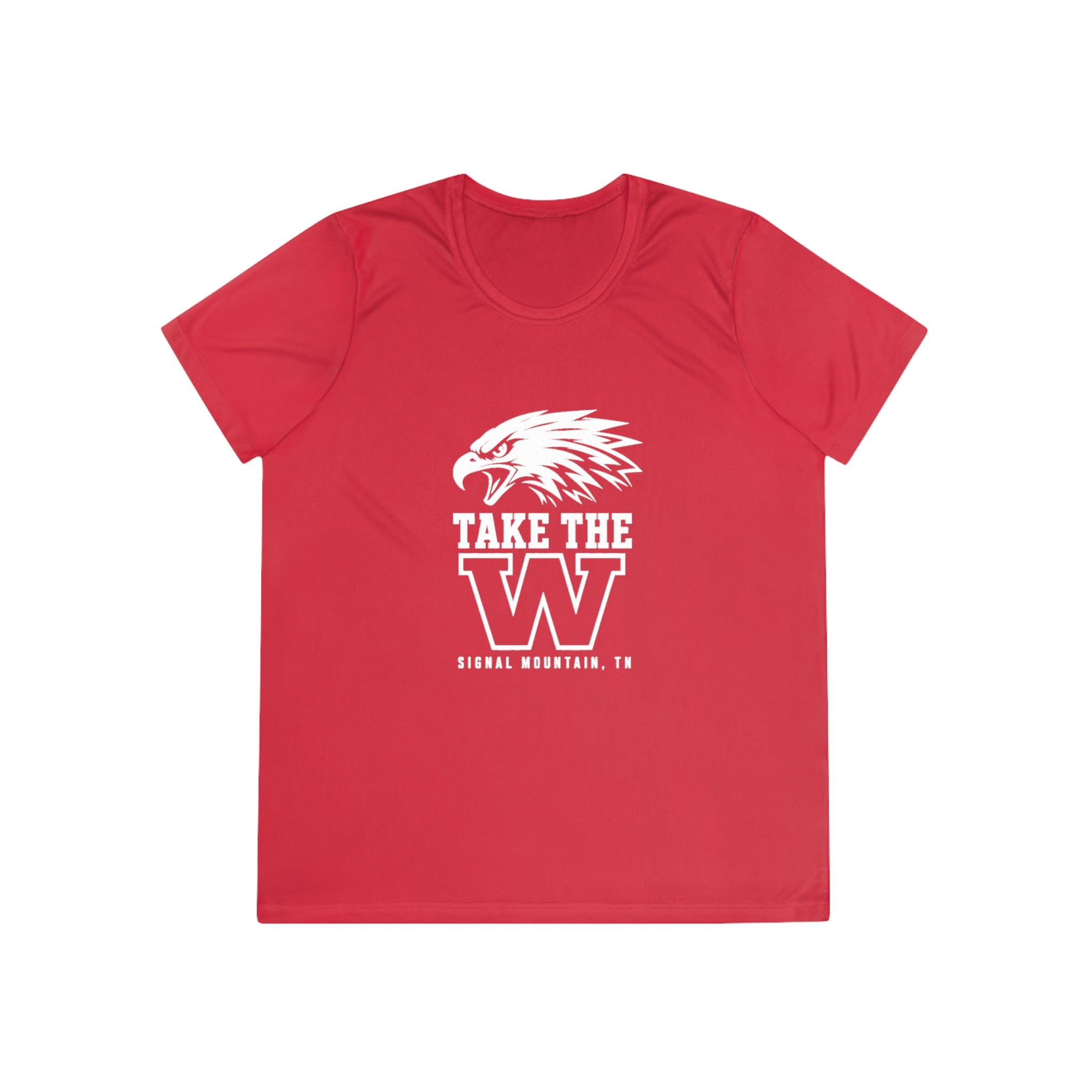 Women's Take the W Performance Tee — Signal Mountain, TN