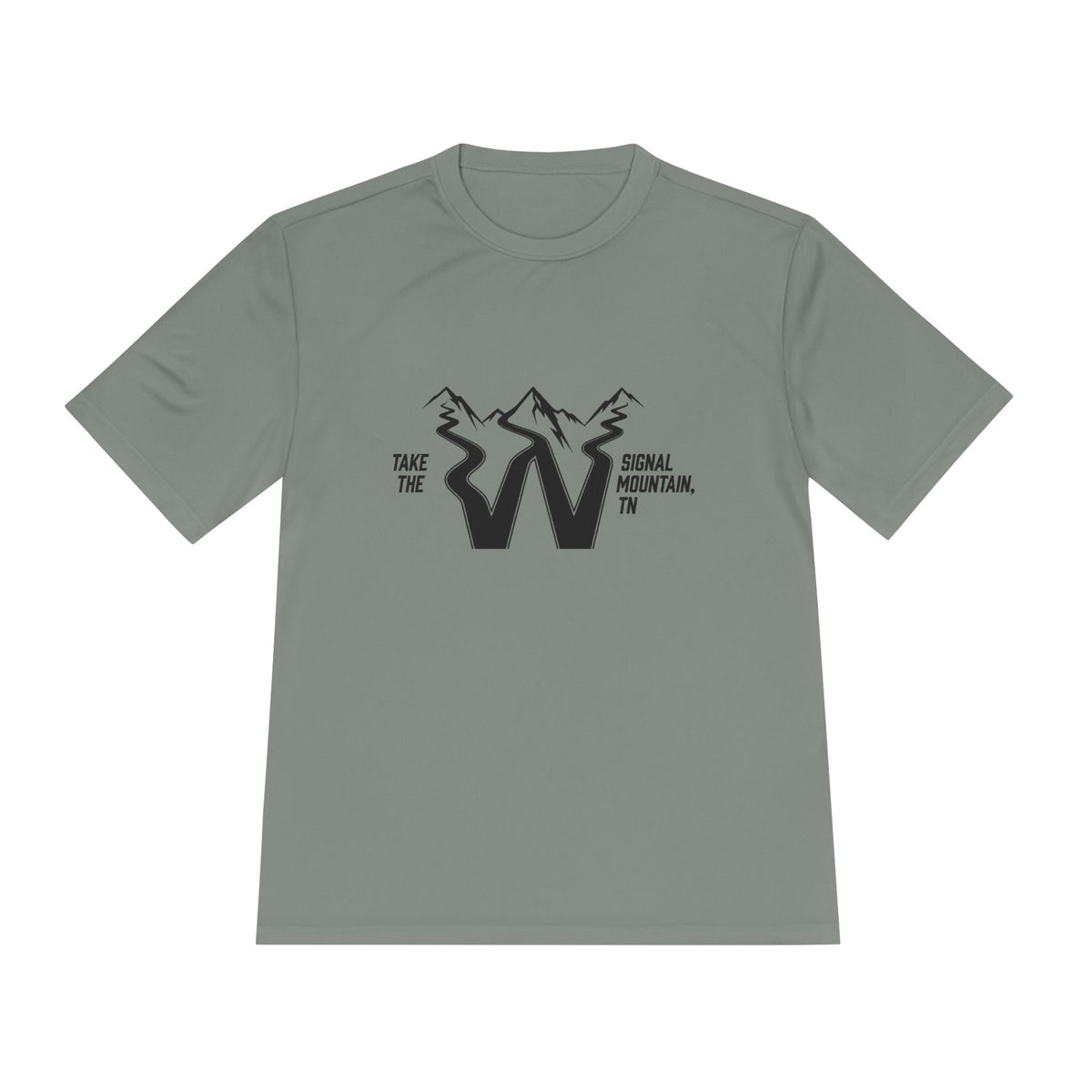 Men's Take the W Road Performance Tee — Signal Mountain, TN