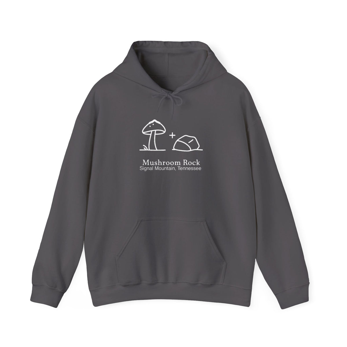 Mushroom + Rock Hoodie — Signal Mountain, TN