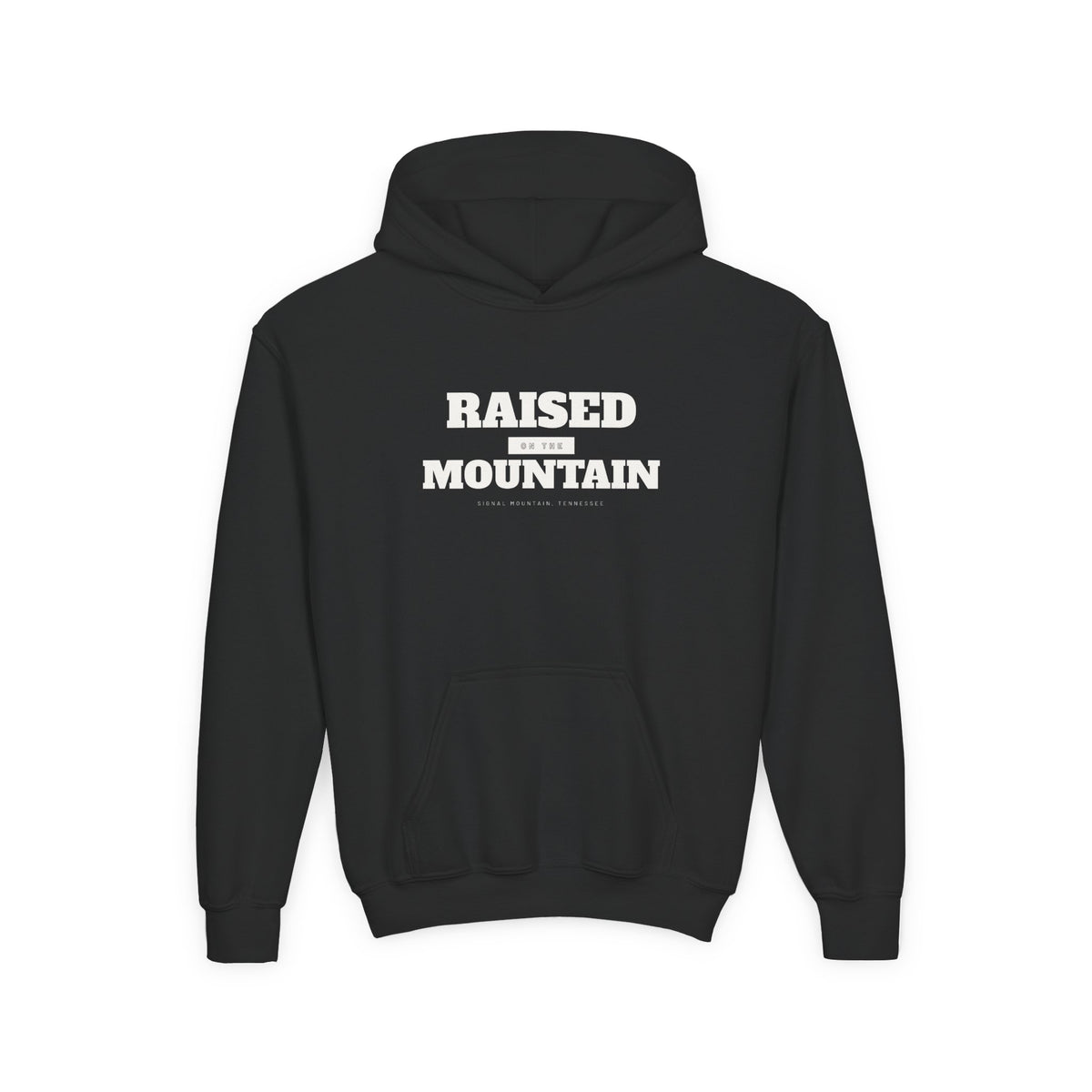 Youth Raised on the Mountain Hoodie — Signal Mountain, TN