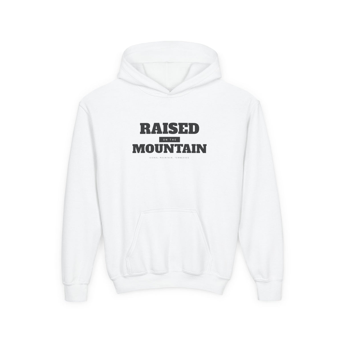 Youth Raised on the Mountain Hoodie — Signal Mountain, TN