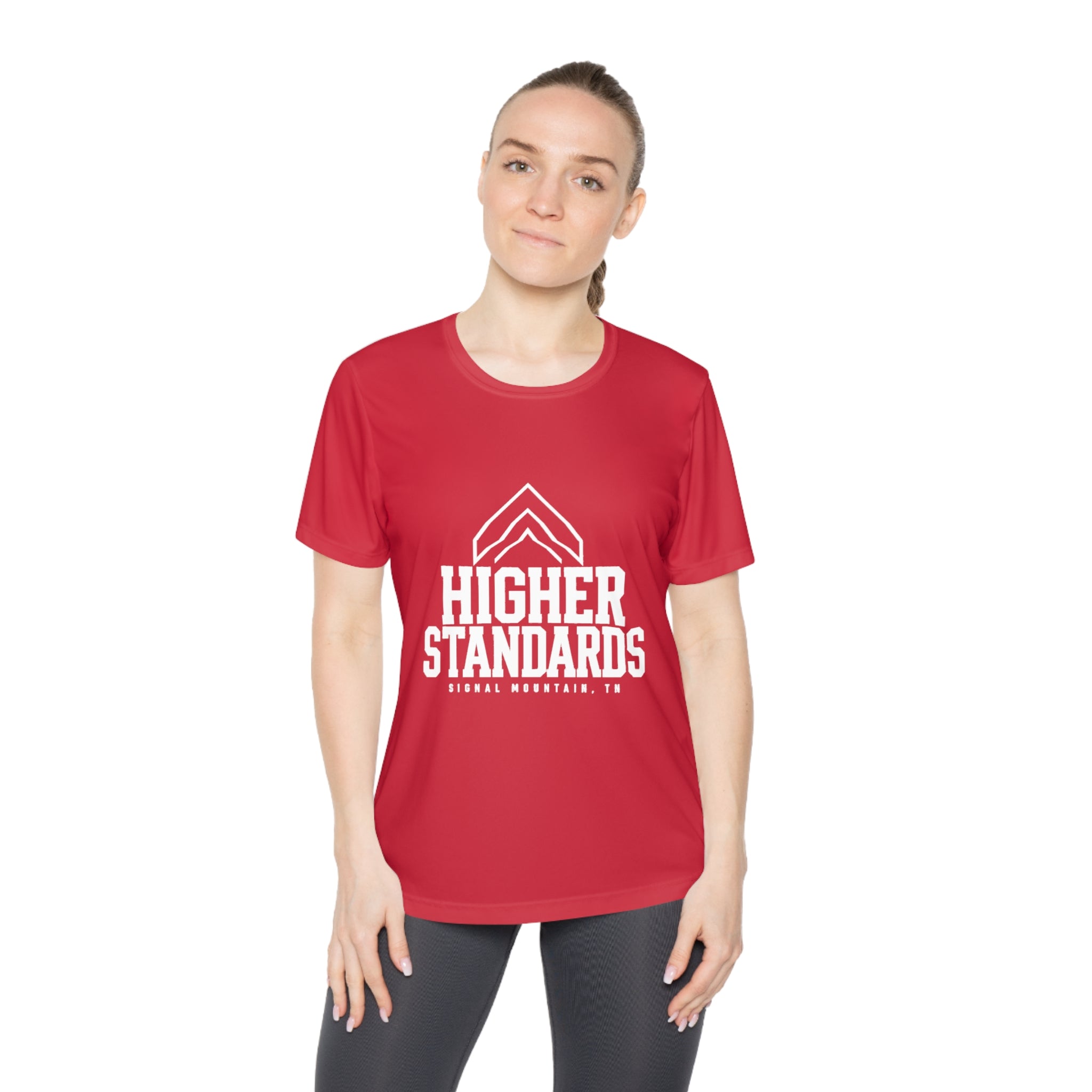 Women's Higher Standards Performance Tee — Signal Mountain, TN