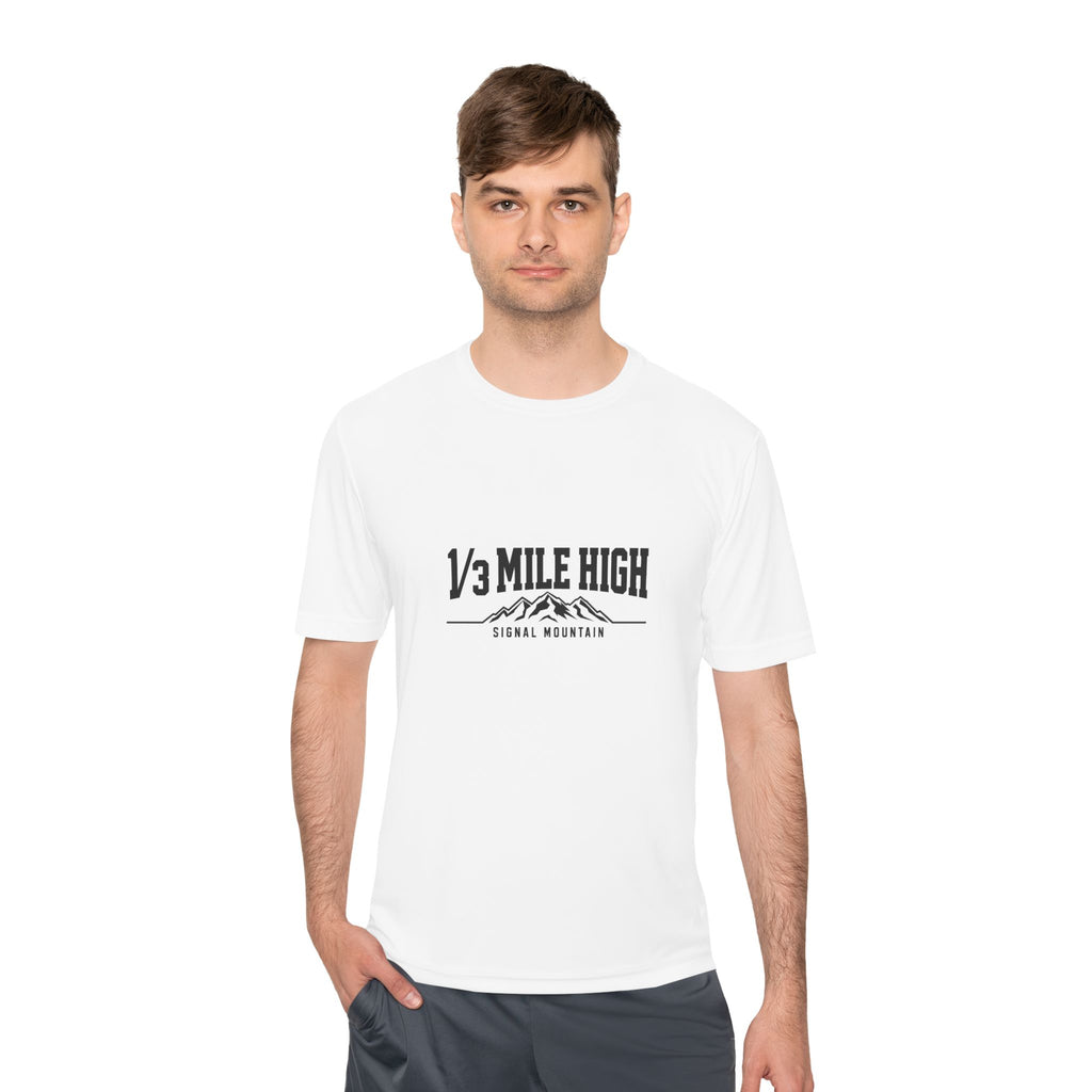 Men's 1/3 Mile High Performance Tee — Signal Mountain, TN