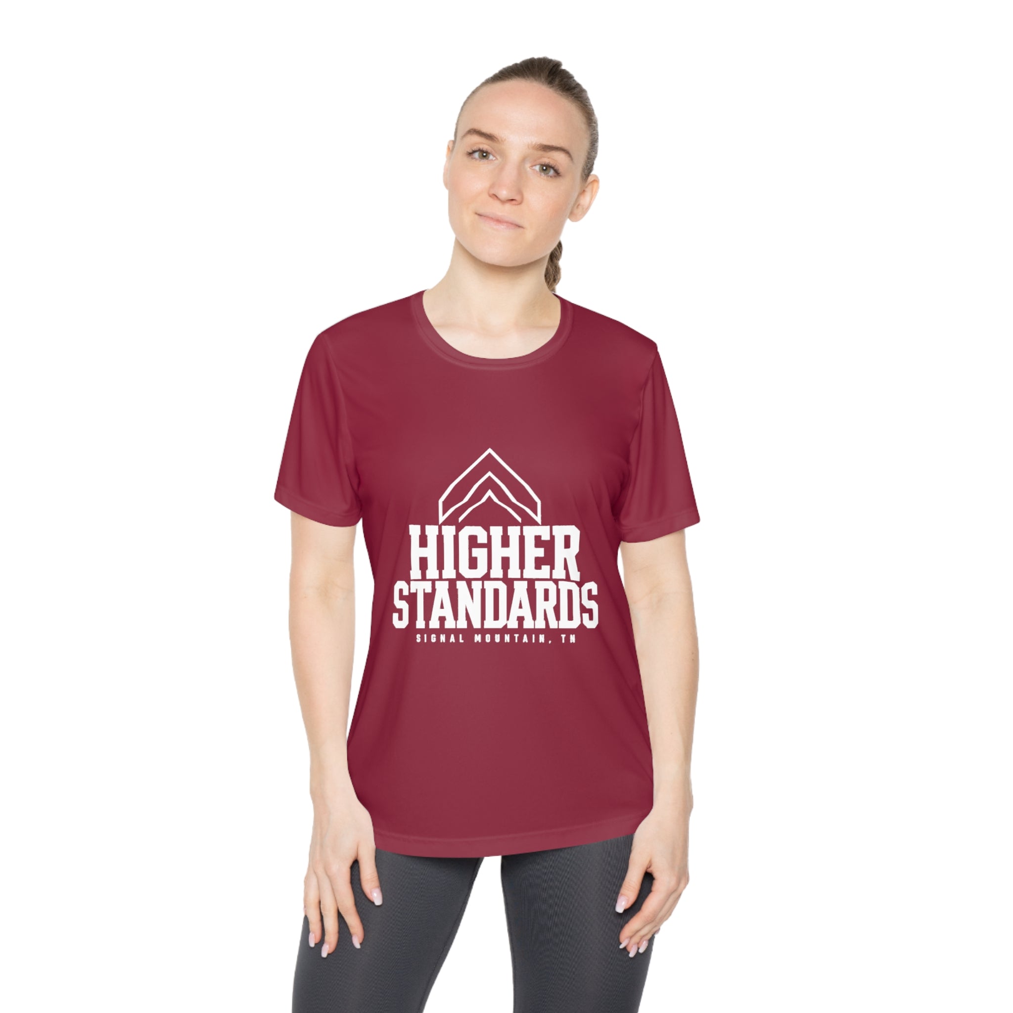 Women's Higher Standards Performance Tee — Signal Mountain, TN