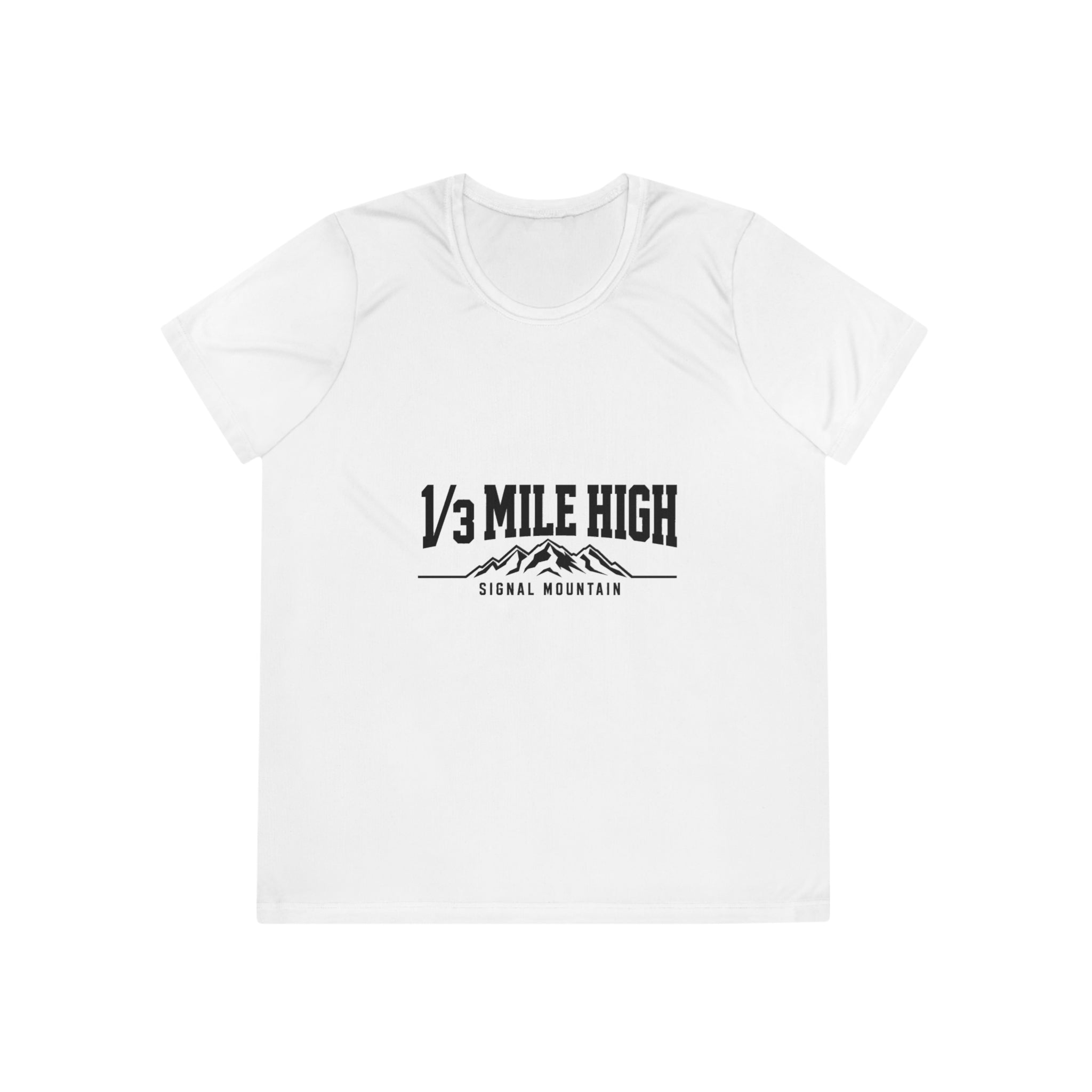 Women's 1/3 Mile High Performance Tee — Signal Mountain, TN