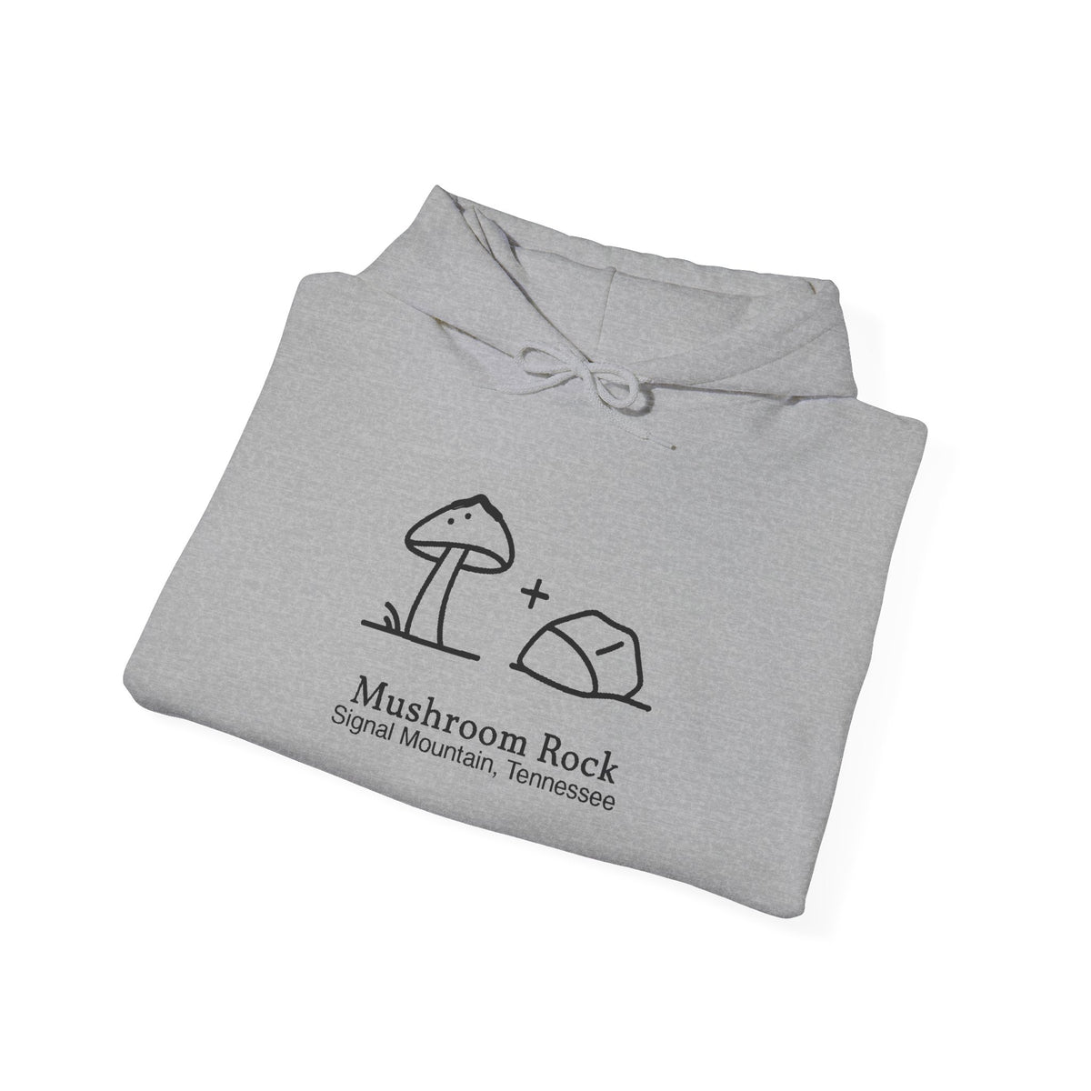 Mushroom + Rock Hoodie — Signal Mountain, TN