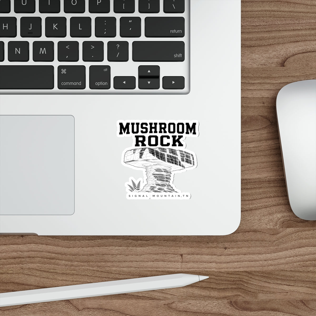 Mushroom Rock Sticker — Signal Mountain, TN