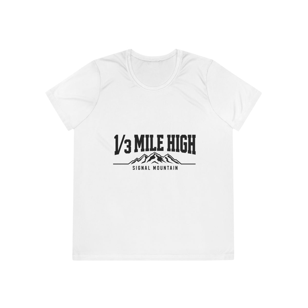 Women's 1/3 Mile High Performance Tee — Signal Mountain, TN