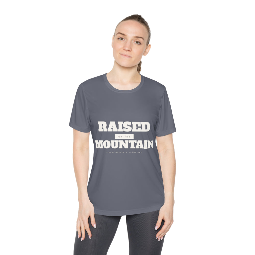 Women's Raised on the Mountain Performance Tee — Signal Mountain, TN