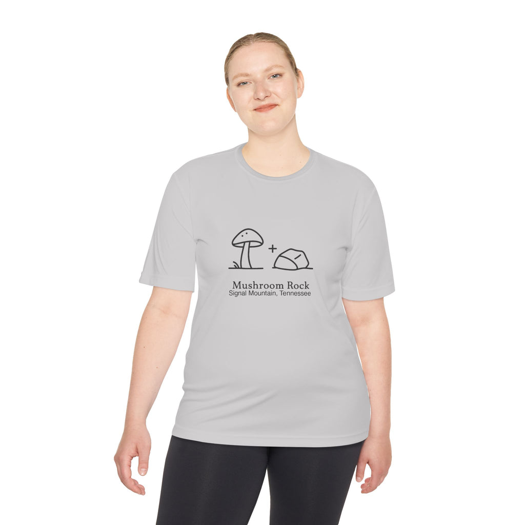 Men's Mushroom + Rock Performance Tee — Signal Mountain, TN