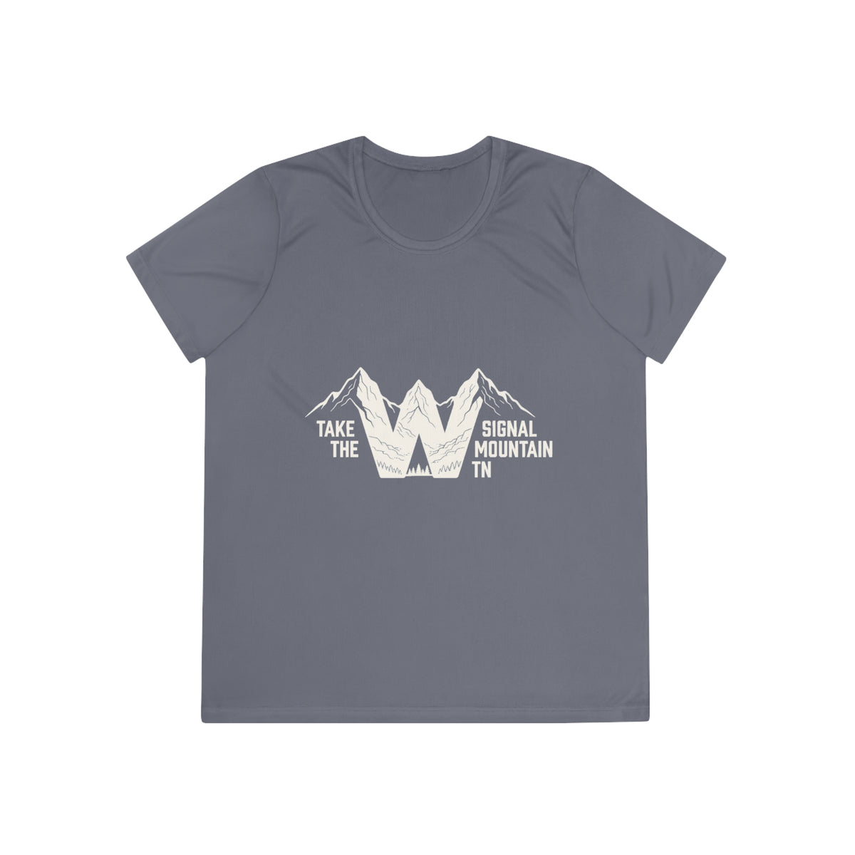 Women's Take the W Performance Tee — Signal Mountain, TN