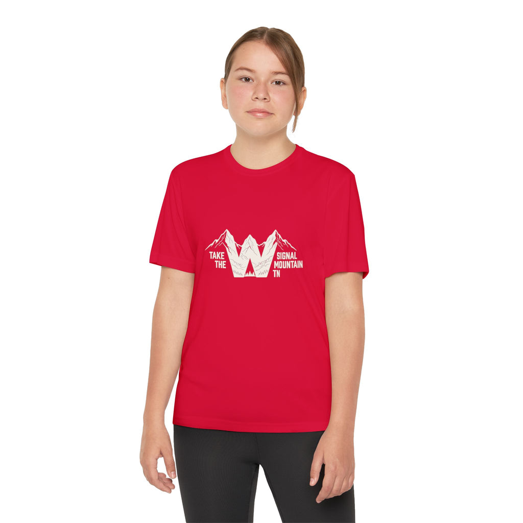 Youth Take the W Performance Tee — Signal Mountain, TN