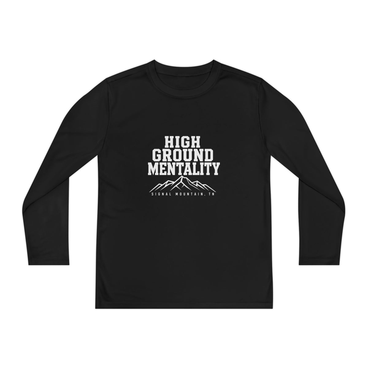 Youth High Ground Mentality Long Sleeve Performance Tee — Signal Mountain, TN