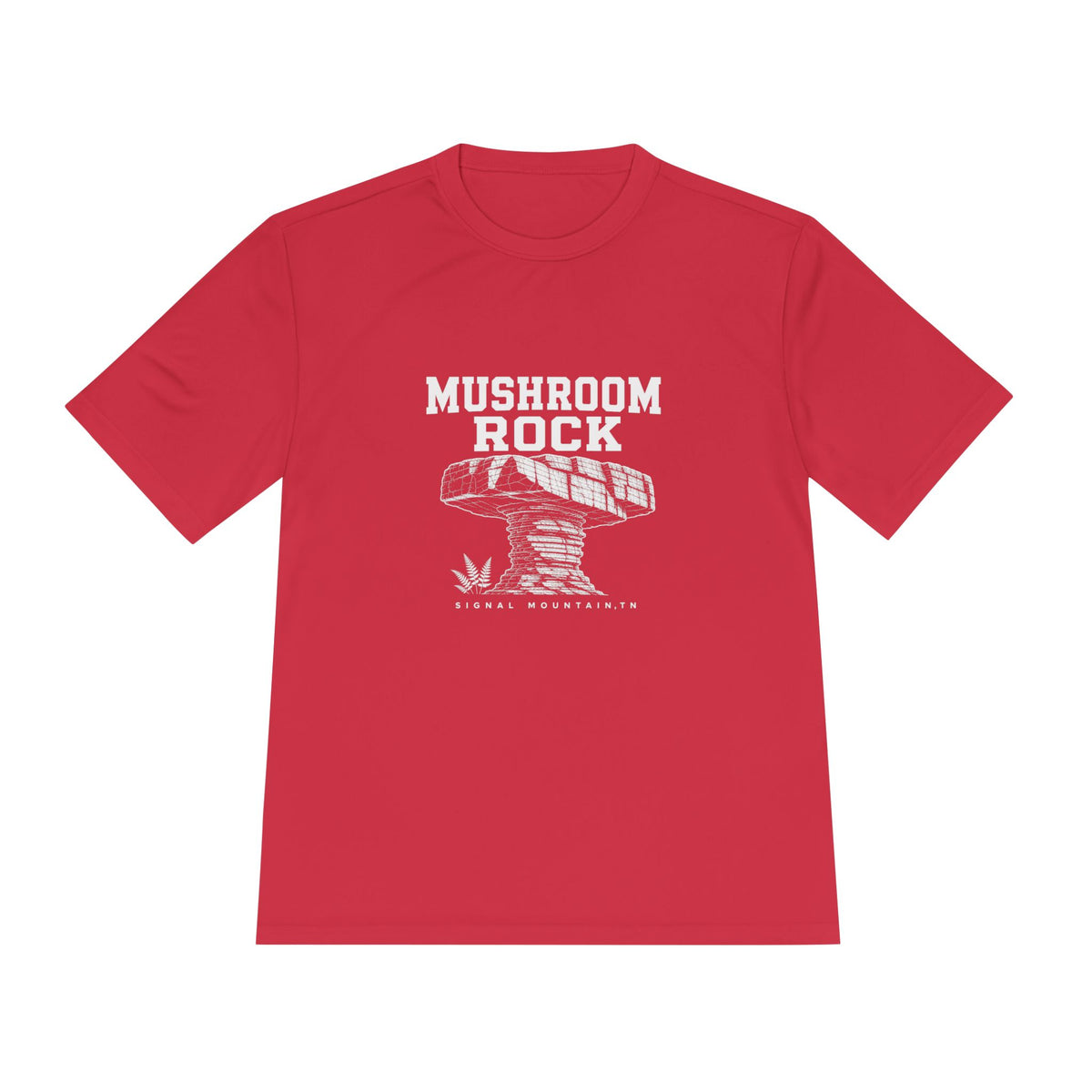 Men's Mushroom Rock Performance Tee — Signal Mountain, TN