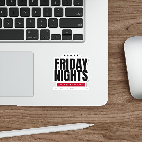 Friday Nights on the Mountain Sticker — Signal Mountain, TN