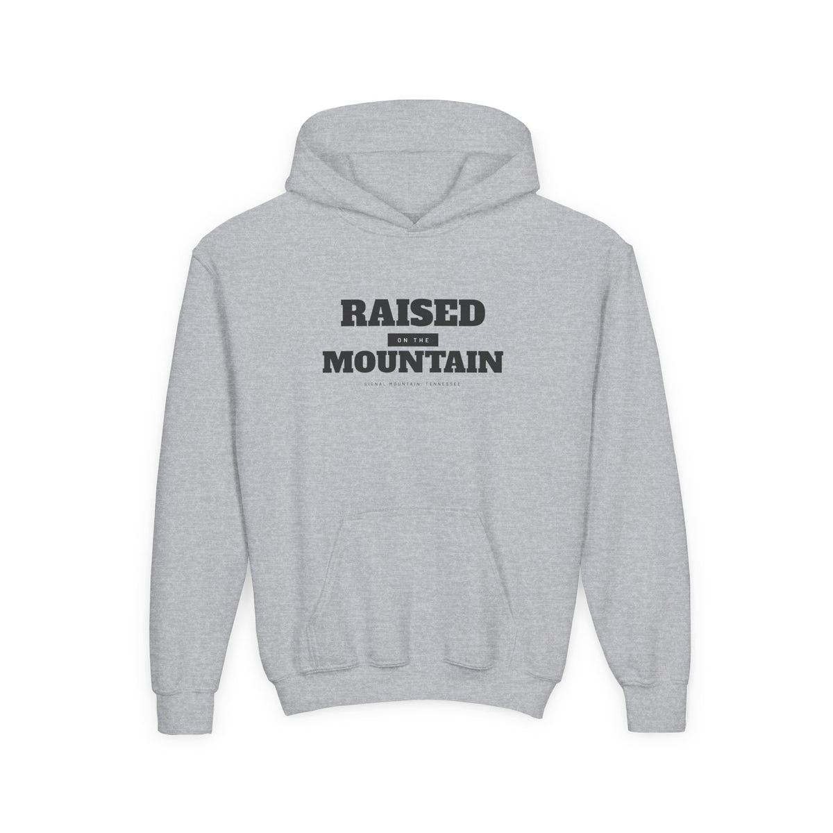 Youth Raised on the Mountain Hoodie — Signal Mountain, TN