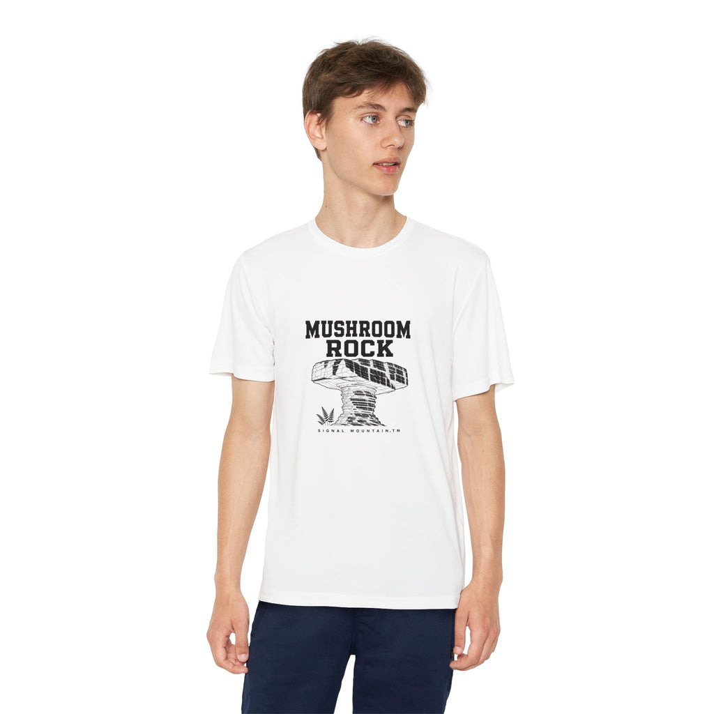 Youth Mushroom Rock Performance Tee — Signal Mountain, TN