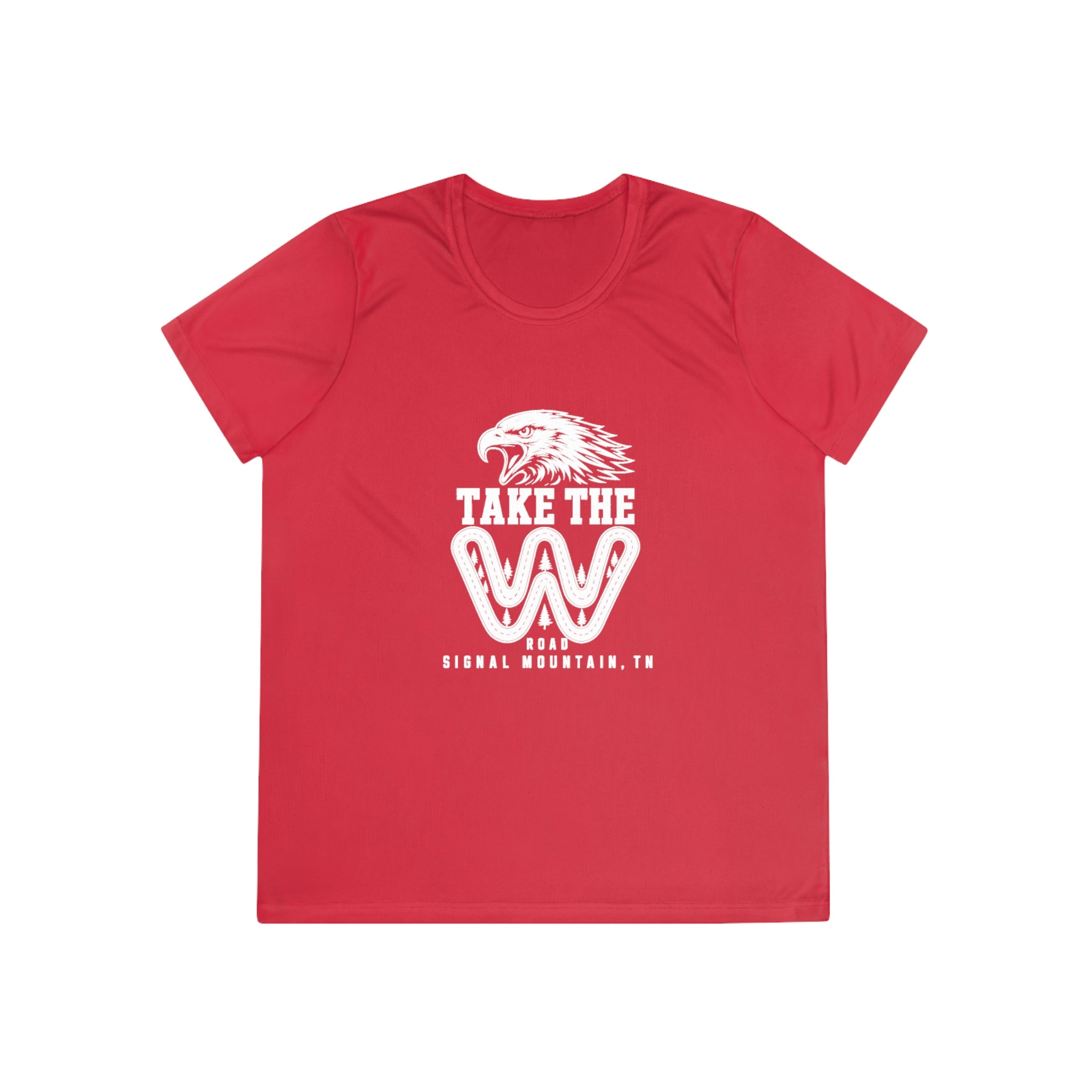 Women's Take the W Road Performance Tee — Signal Mountain, TN