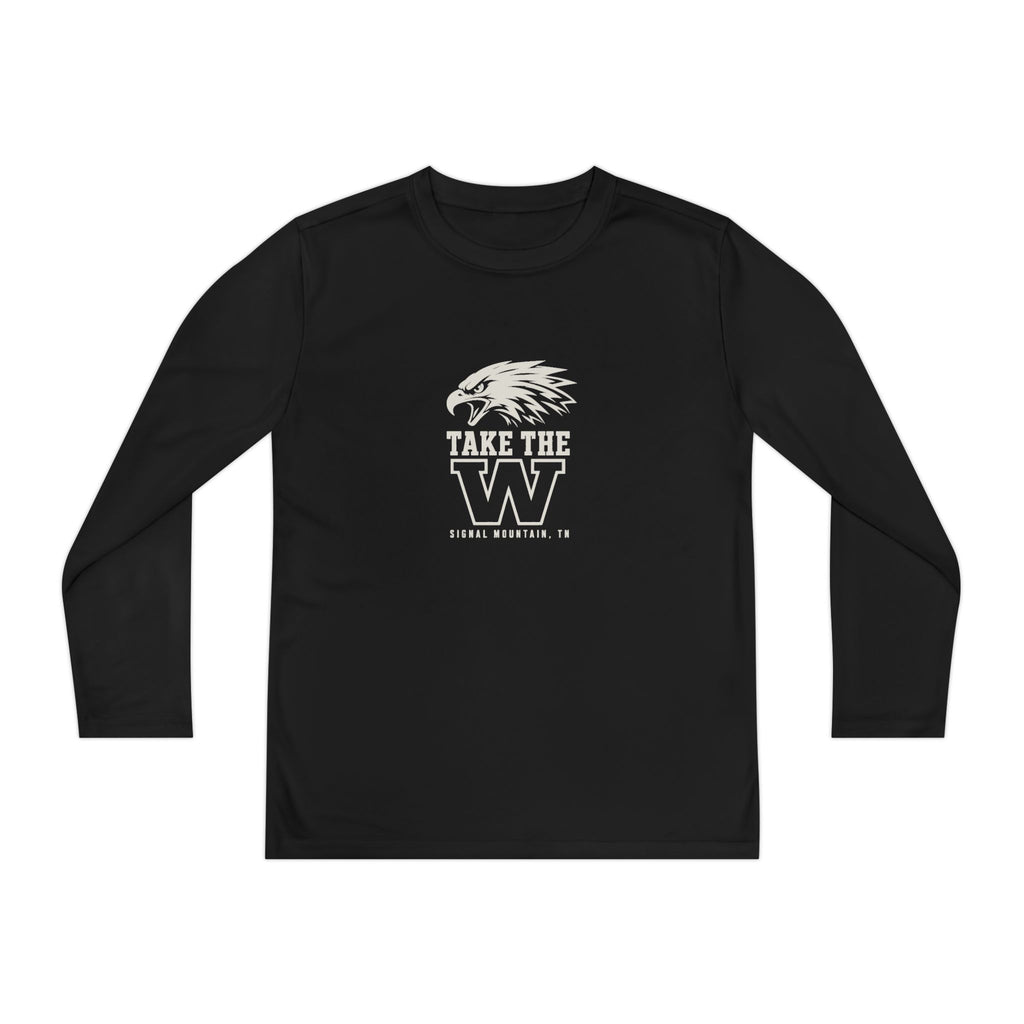 Youth Take the W Eagle Long Sleeve Performance Tee — Signal Mountain, TN