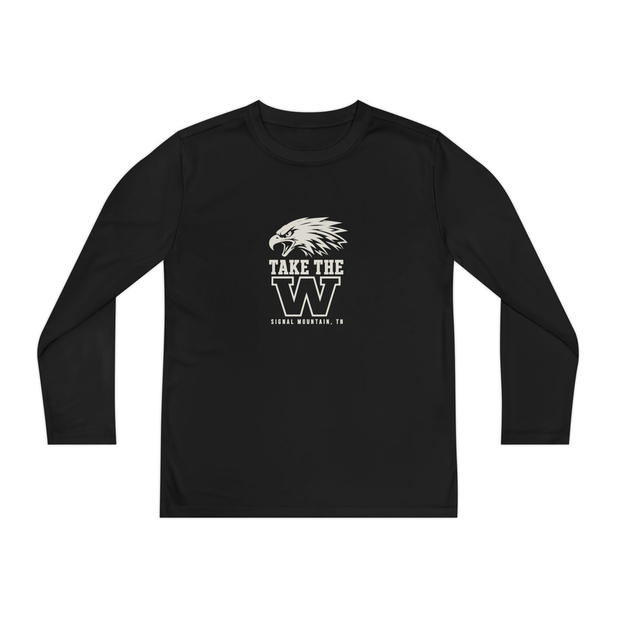 Youth Take the W Eagle Long Sleeve Performance Tee — Signal Mountain, TN