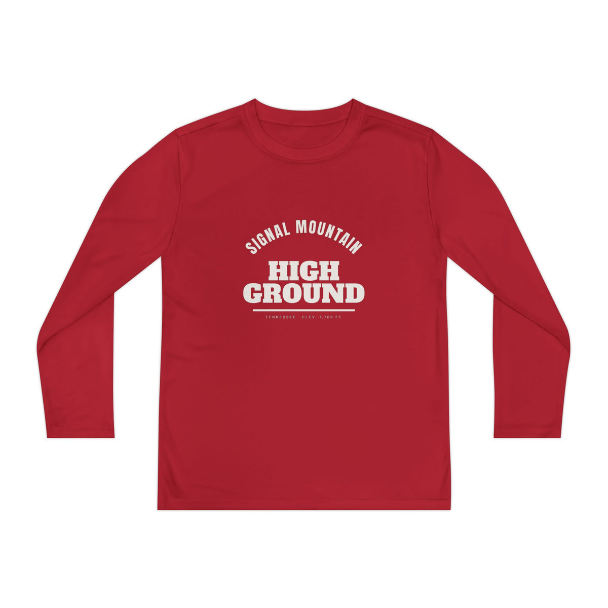 Youth Signal Mountain High Ground Long Sleeve Performance Tee — Signal Mountain, TN